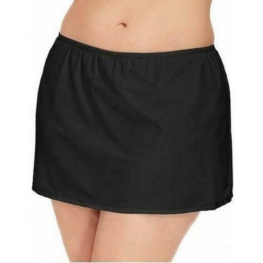 Women's Swim Skirt by Island Escape Black Size 20W New With Tags